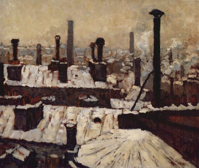 Toits sous la neige, Paris - Gustave Caillebotte